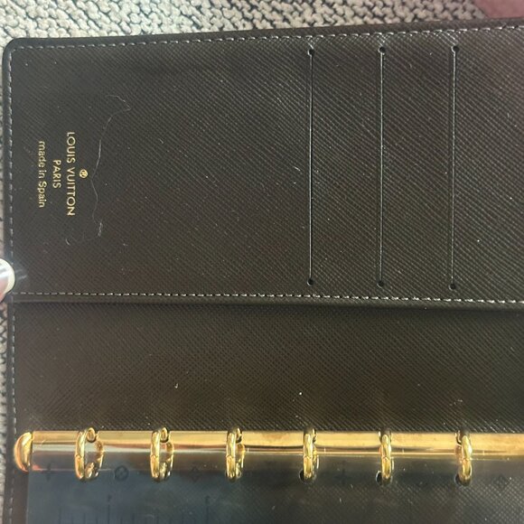 Louis Vuitton Mini Lin Agenda Brown Authentic - Picture 5 of 8
